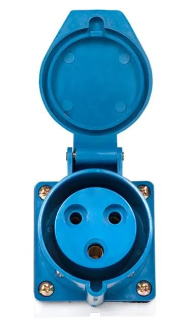 Розетка стационарная наружная 113 2Р+РЕ 16А 220В IP44 (ps-113-16-220)