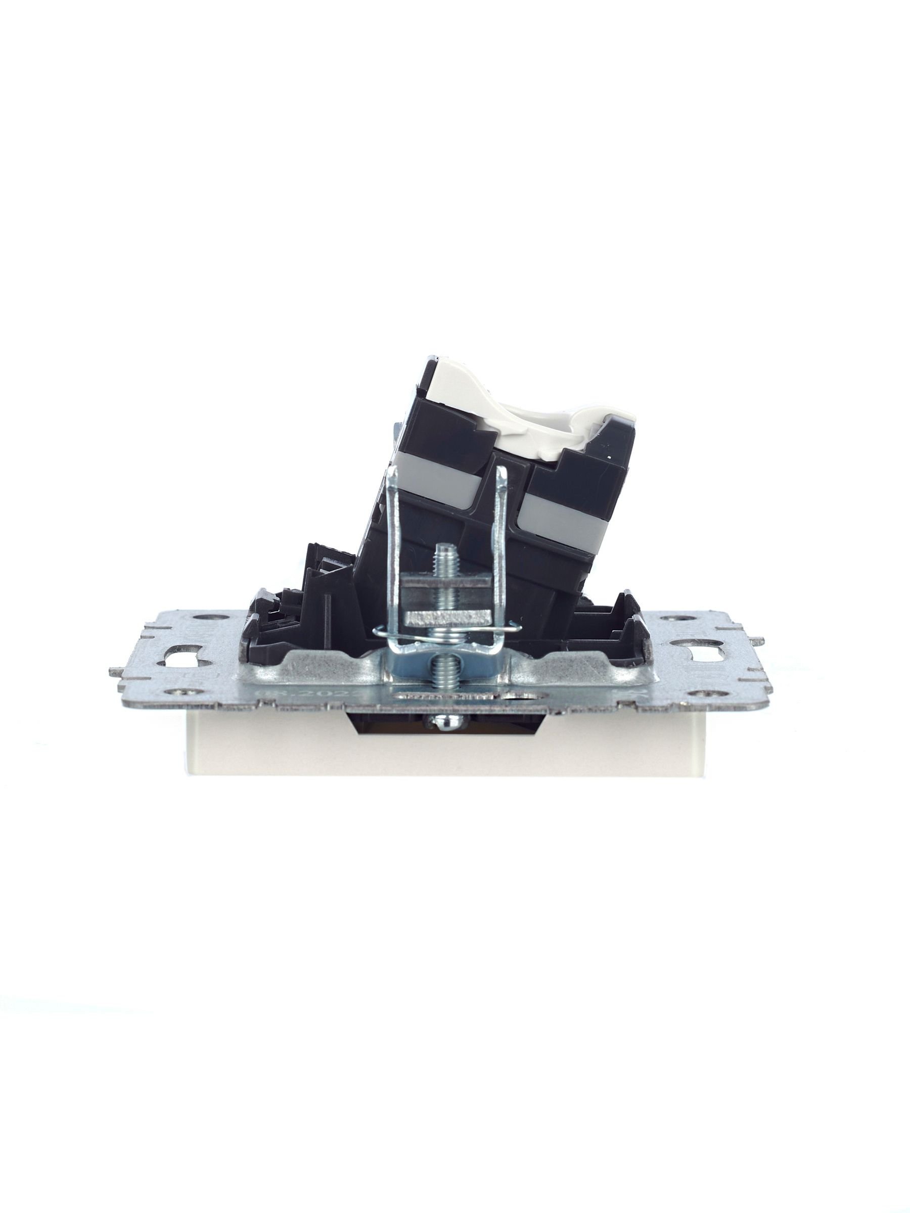 Розетка компьютерная двойная BRITE кат.5E RJ45 РК10-2-БрЖ скрытой установки жемчуг (BR-K20-1-K36)