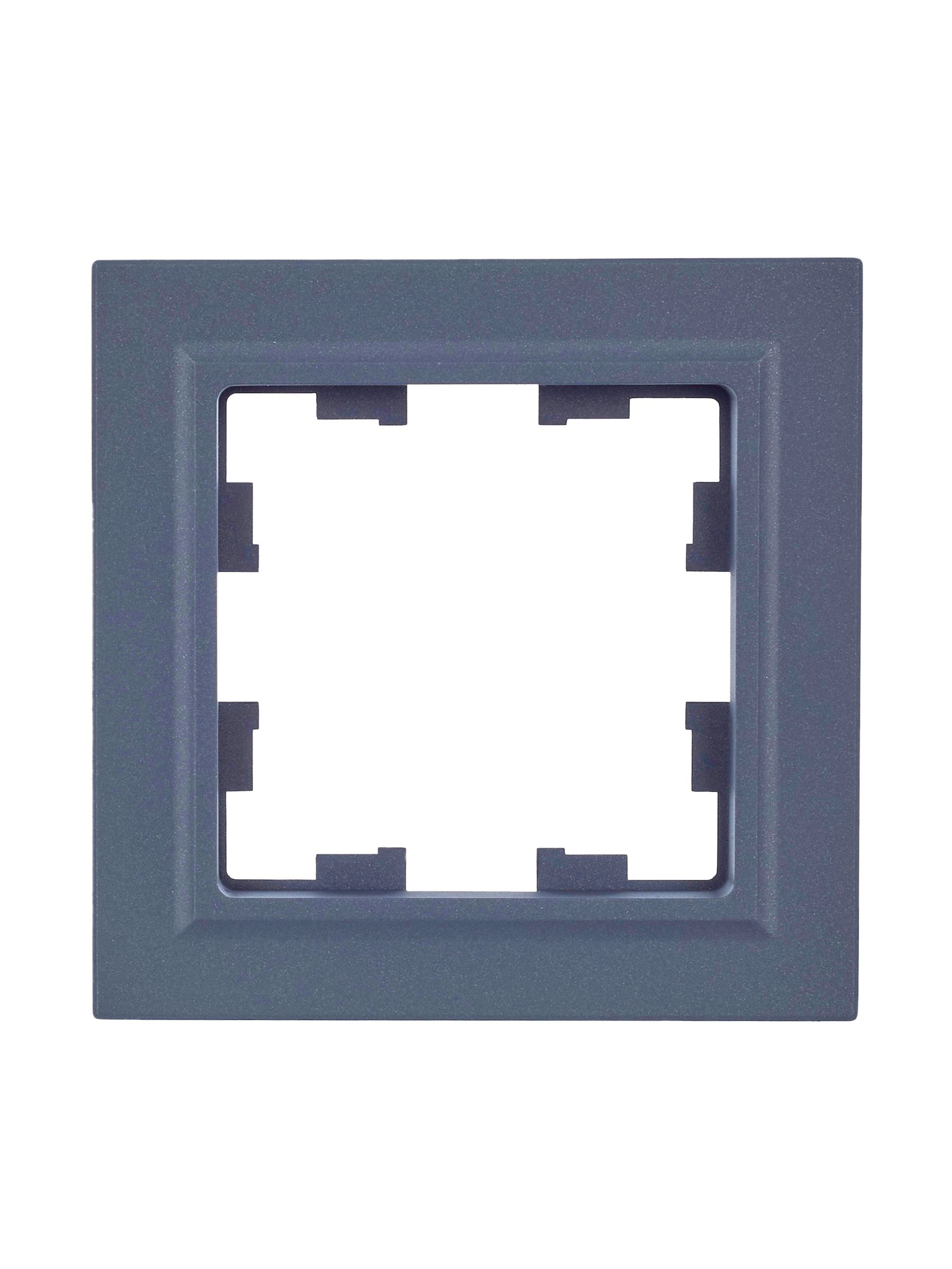 Рамка 1-местная РУ-1-БрМ маренго BRITE (BR-M12-K35)