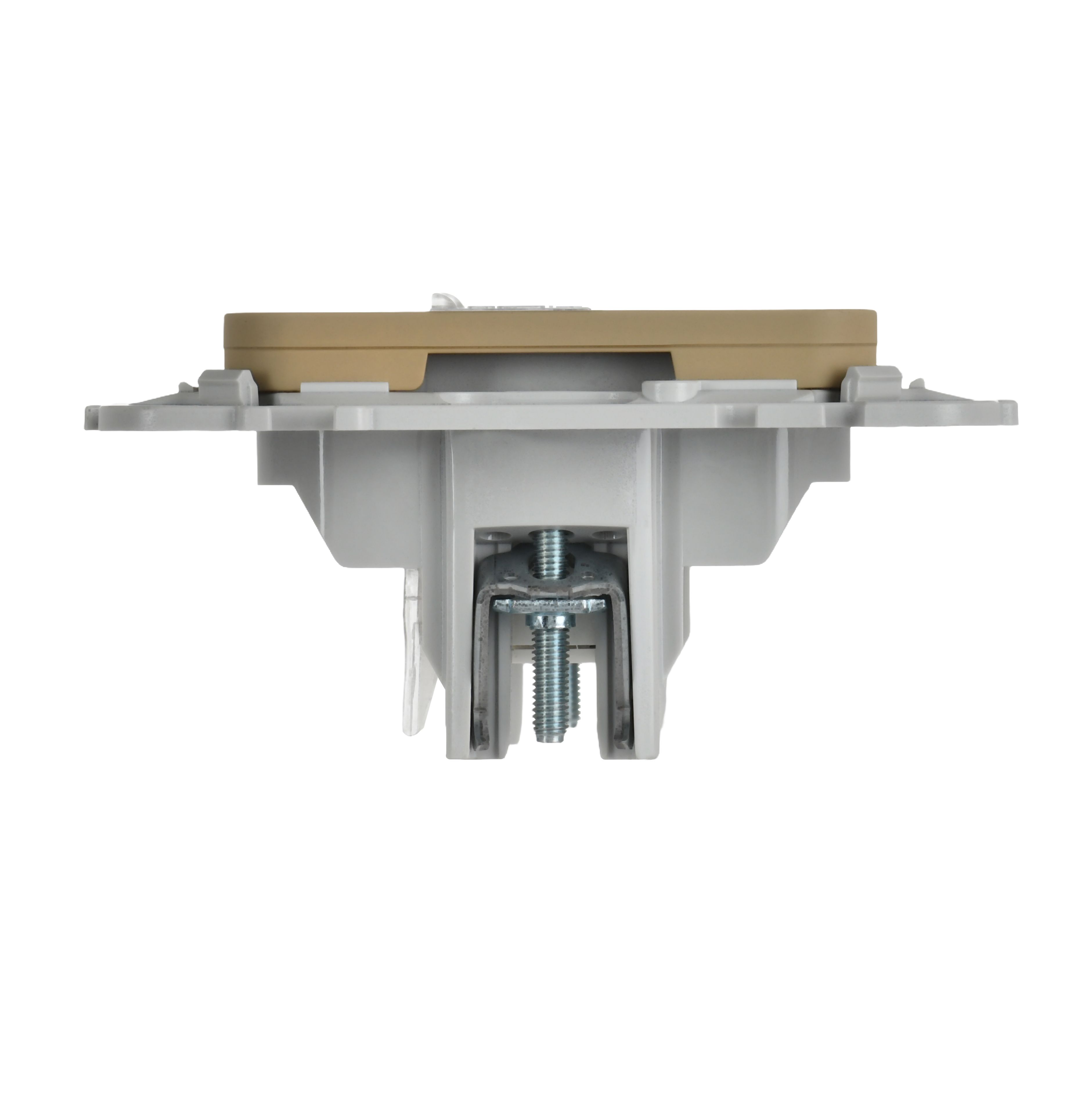 FLITE Розетка 2-местная компьютерная RJ45 кат 5Е UTP РК5е-2-0-ФлХ скрытой установки хаки (FI-K22-1-K59)