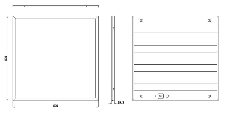 SPO-6-36-6K-P-EM 36Вт 6500K 595х595 (Б0065299)
