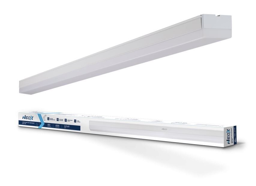 ДБО-LINE 48Вт 230В 160гр 4000К 4800Лм 100Лм/Вт IP40 белый