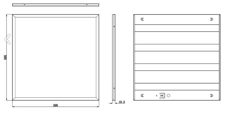 SPO-6-48-6K-P (4) 48Вт 6500К IP40 595х595 (Б0026955)