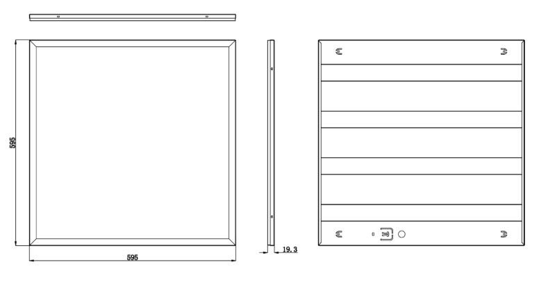 SPO-6-36-4K-P-EM 36Вт 4000K 595х595 (Б0065310)