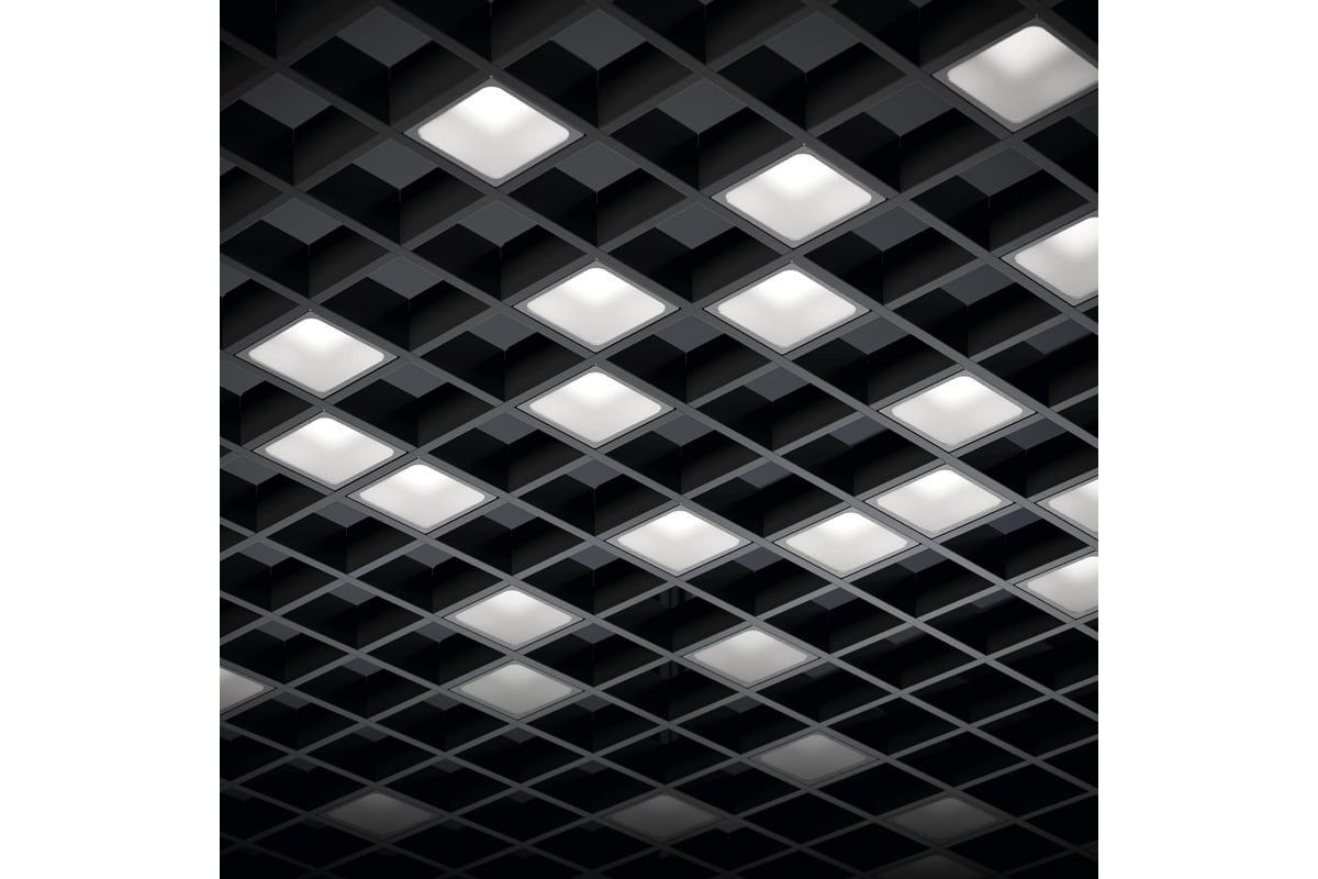 LED-GR 8 8Вт 4000К IP40 800лм 85х85х40 CRI80 opal-sand GL15/DOB бел