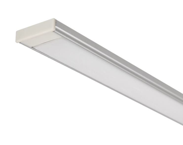 Профиль алюминиевый для LED ленты 2406 2м опал (LSADD2406-SET1-2-V4-1-12)