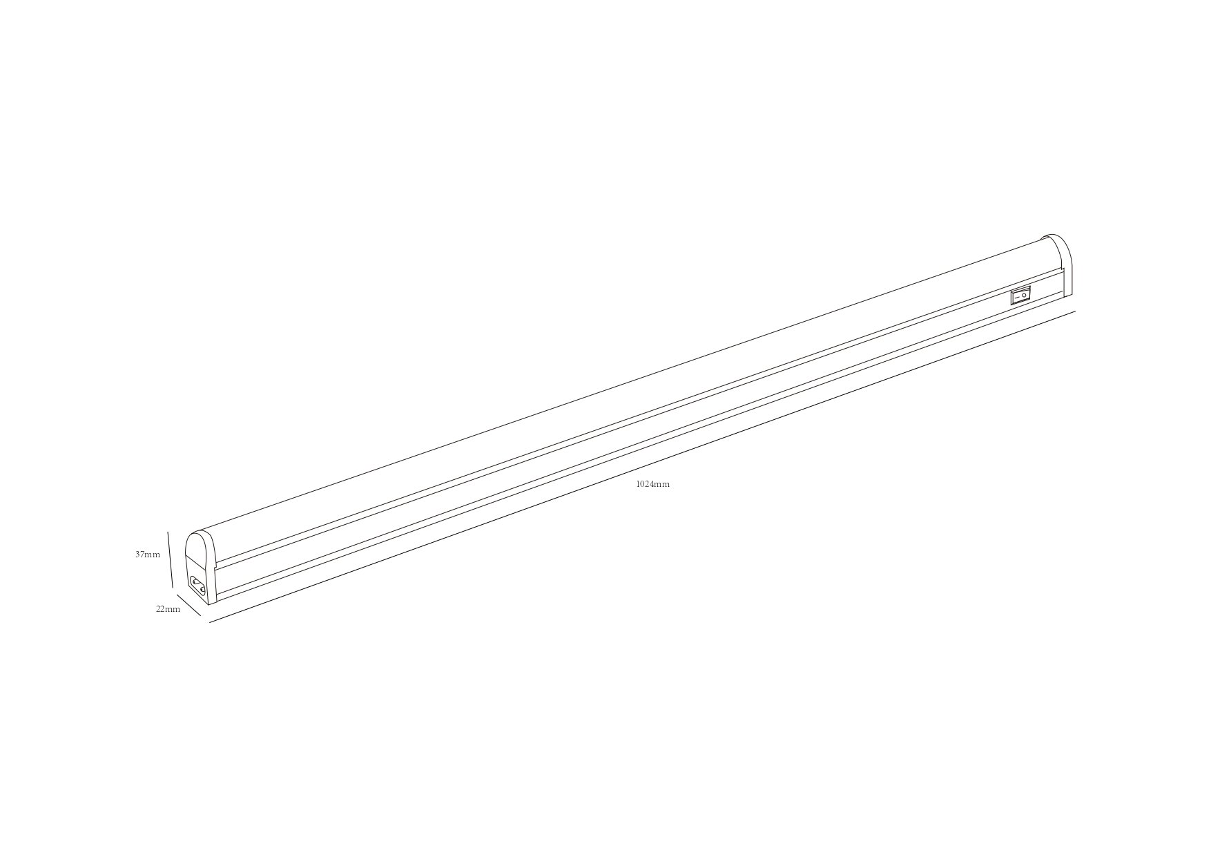 LLED-01-14W-4000-W 14Вт 4000K L1024мм (Б0017427)
