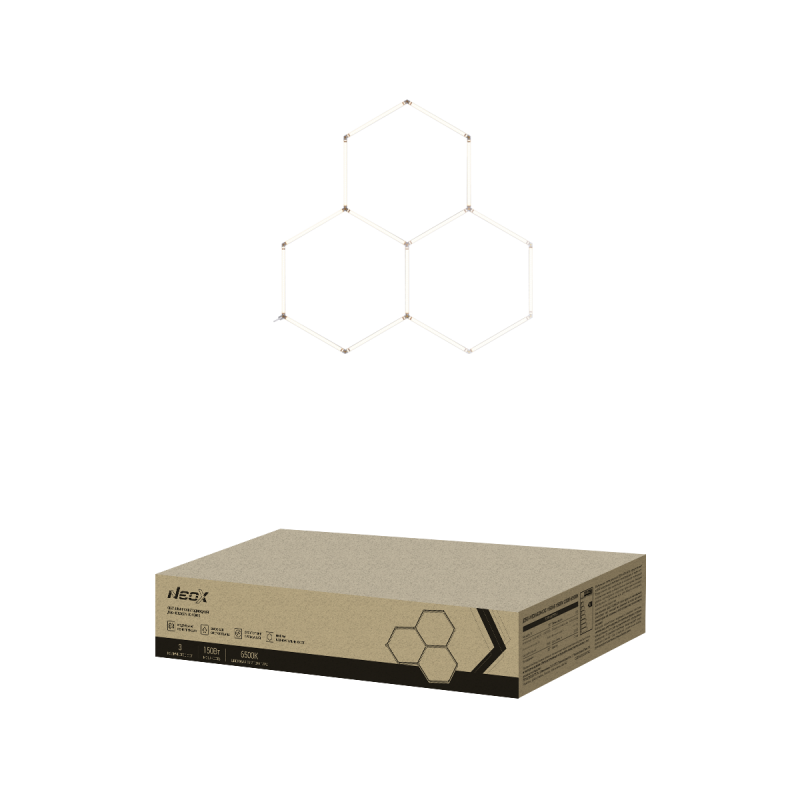 ДБО-HEXAGON 3С-15065 150Вт 230В 6500К 1617х1611мм