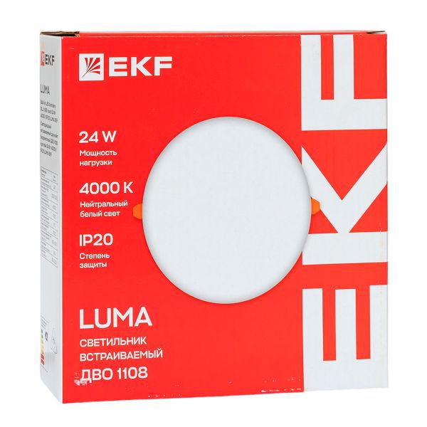ДВО-1108 круглый 24Вт 4000K IP20 LUMA (DLL-1108-R-24-4000)