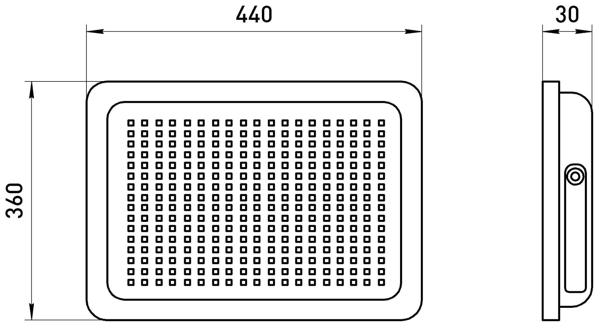 LPR-023-0-65K-300 300Вт 6500K IP65 (Б0050955)