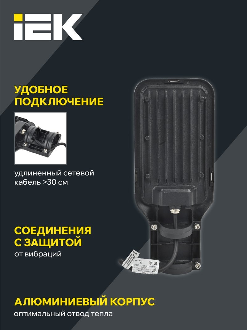 Светильник светодиодный консольный ДКУ 1013-100Д 5000К IP65 (LDKU1-1013-100-5000-K03)