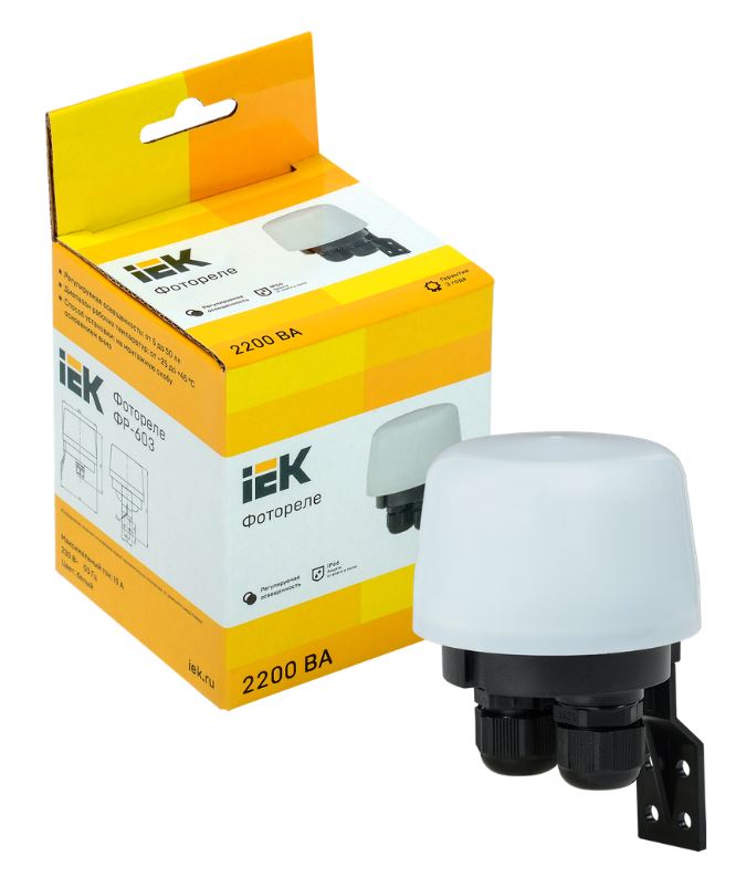 Фотореле ФР-603 2200ВА IP66 белый (LFR20-603-2200-K01)