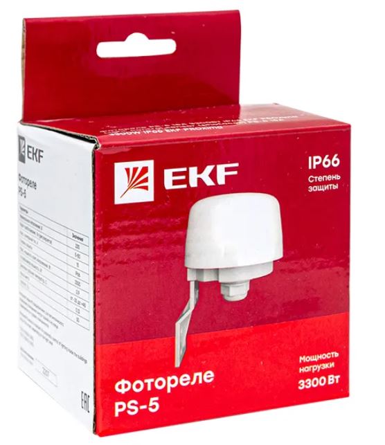 Фотореле PS-5 15А 3300Вт IP66 PROxima (fr-ps-5-15)