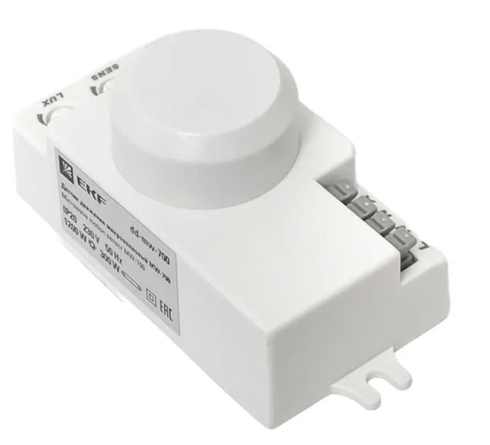 Микроволновый датчик движения MW-700 1200Вт IP20 PROxima (dd-mw-700)