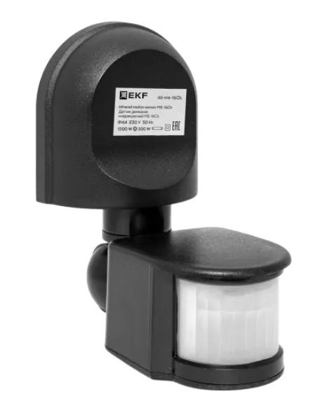 ИК датчик движения MS-16Cb 1200Вт IP44 PROxima (dd-ms-16Cb)