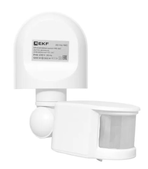 ИК датчик движения MS-16C 1200Вт IP44 PROxima (dd-ms-16C)