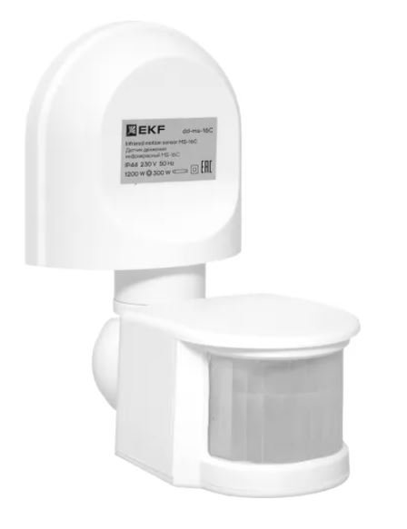 ИК датчик движения MS-16C 1200Вт IP44 PROxima (dd-ms-16C)