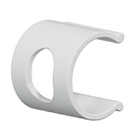 Ecoplast клипса для крепления наклеек с калиброванными отверстиями D25, белый (50 шт) (49626-50W)