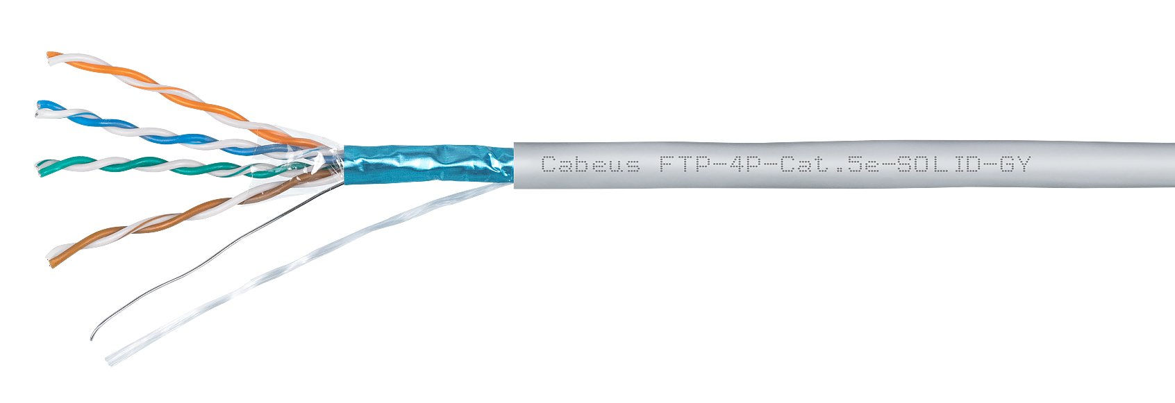 FTP-4P-Cat.5e-SOLID-GY (7173c)