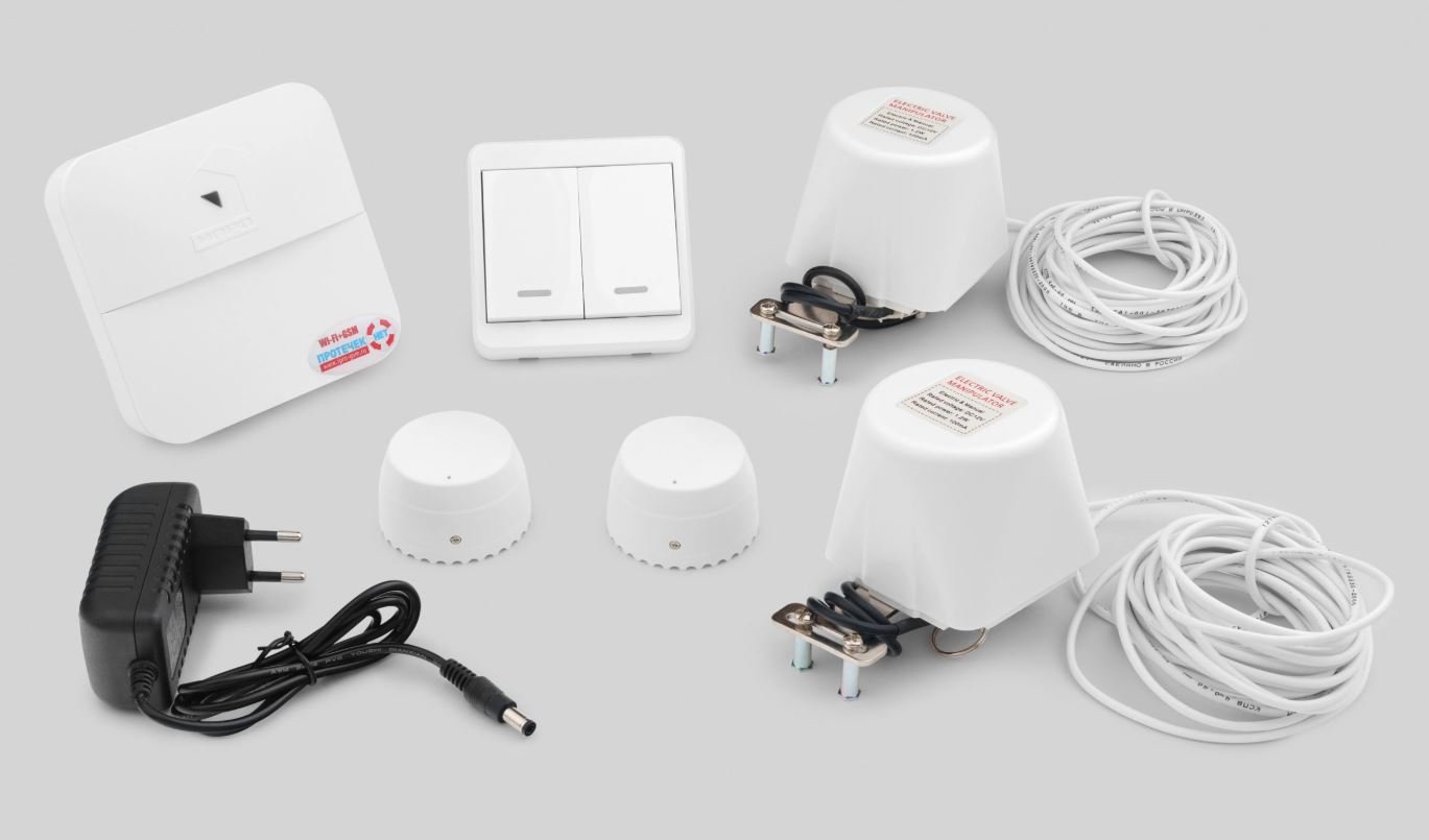 ИПРо "Протечек.НЕТ" ПРОФИ накладной, GSM+Wi-Fi комплект