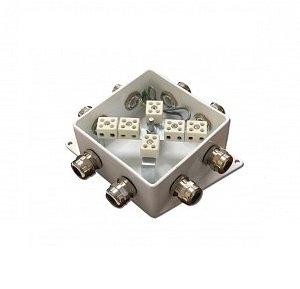 КМ-О (12к*10,0)-IP66-120х120, пять вводов