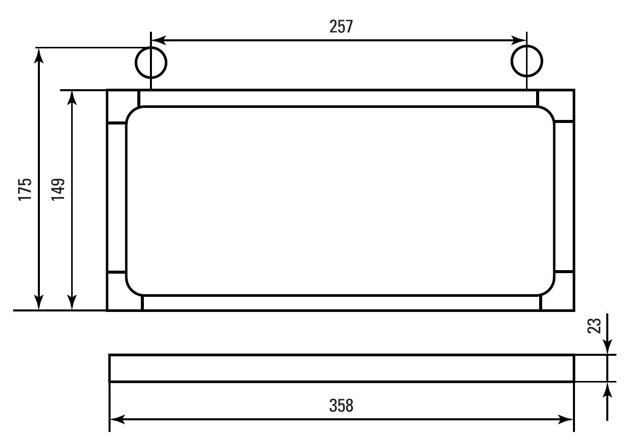 Светильник аварийно-эвакуационного освещения EXIT-102 (EXIT-SS-102-LED)