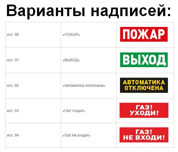 С2000Р-ОСТ-24 исп.04 "Газ! Не входи!"