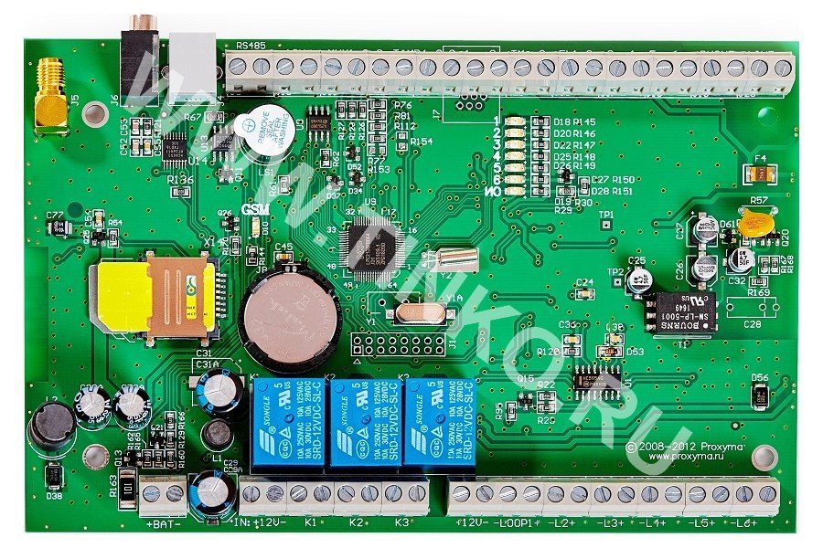 S632-2GSM-BK24-W (S632-2GSM-BK - 1,2W) под АКБ 1,2Ач, цвет белый