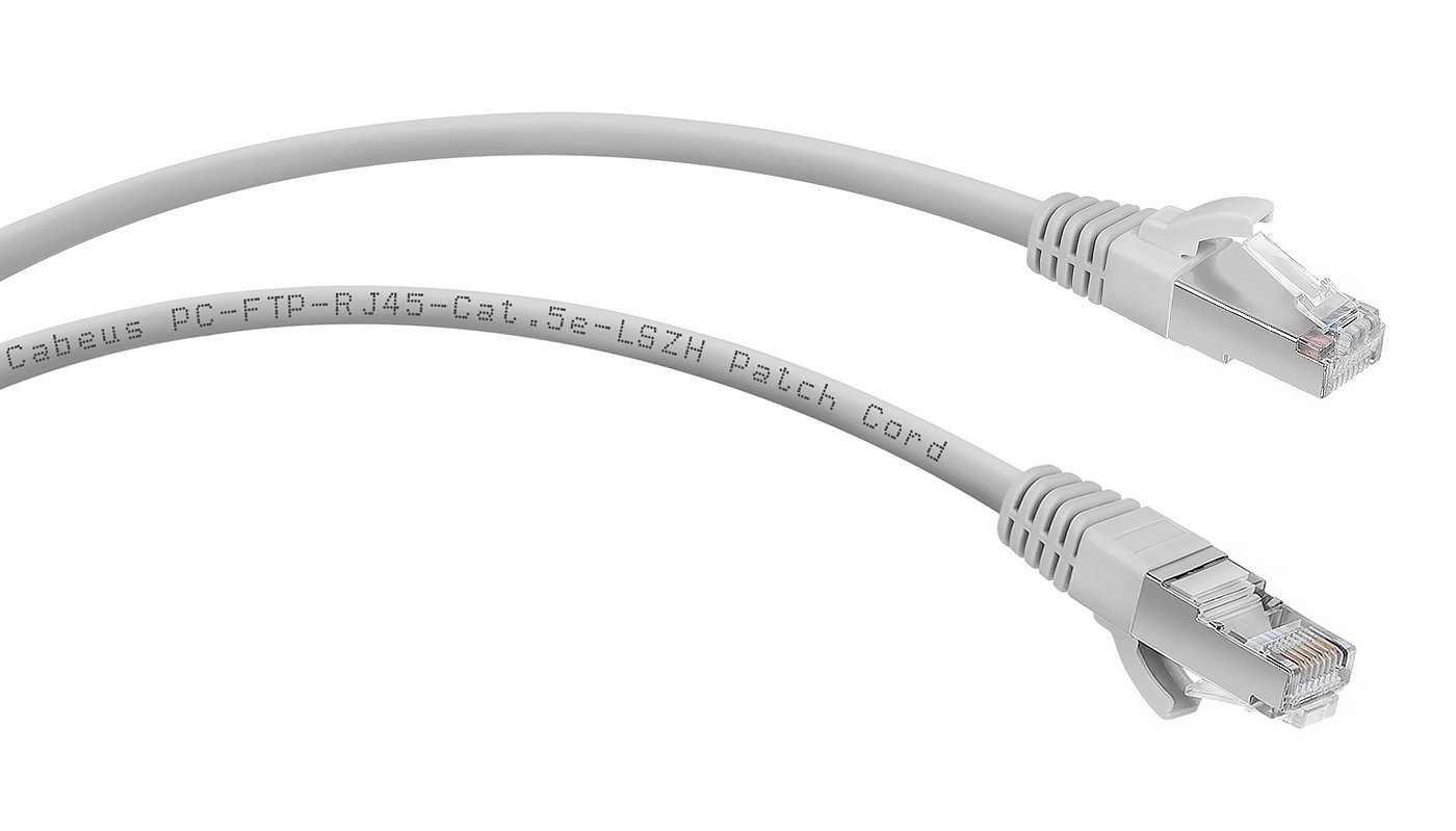 PC-FTP-RJ45-Cat.5e-1m-LSZH (8870c), серый