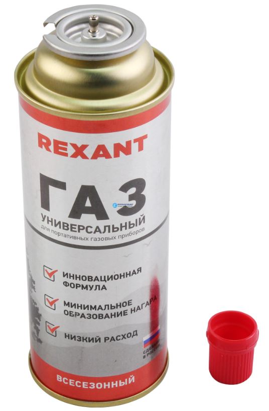 Газовый баллон всесезонный REXANT 220 грамм (09-1414)