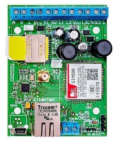 S400L-2GSM-SBK25-W "Нано LAN" RJ-45 (под АКБ 7Ач, цвет белый)